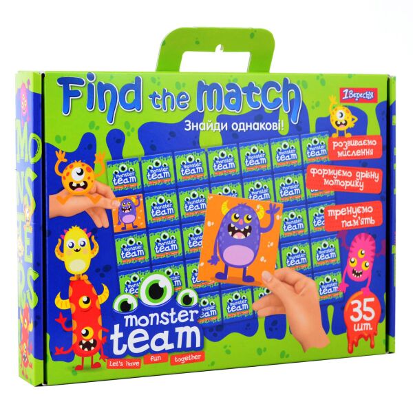 

Набор для творчества Find the match Monster team код: 953021