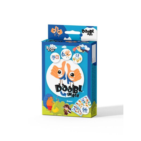 

Настольная развлекательная игра "Doobl Image" Danko Toys DBI-02 мини, рус (Animals)