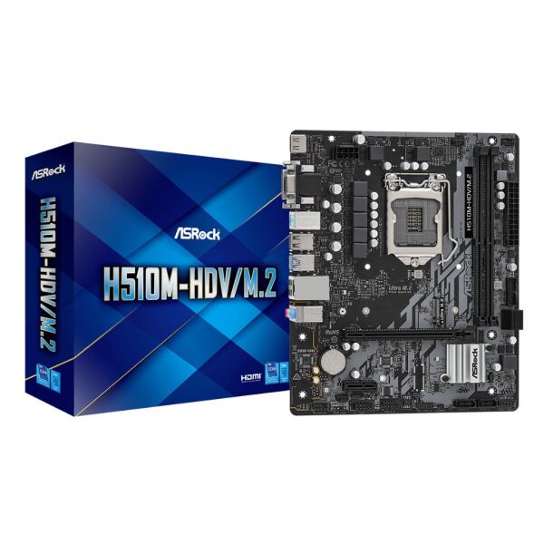 

Материнская плата ASRock H510M-HDV/M.2