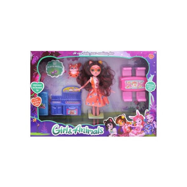 

Кукла "Enchantimals: Felicity Fox" с кухней