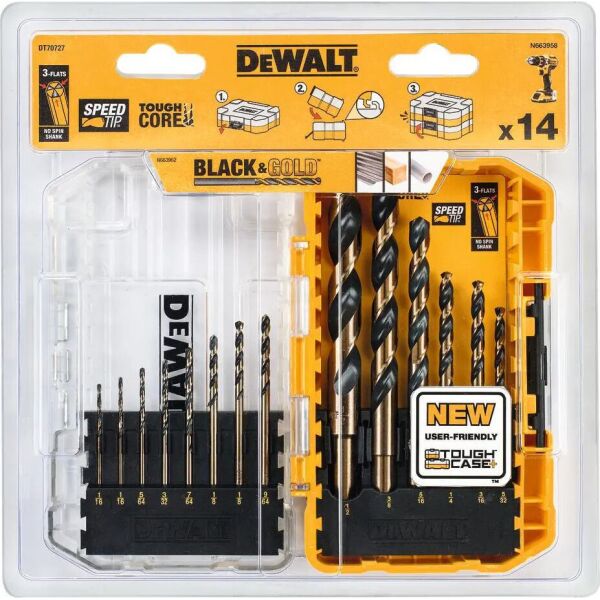 

Набор сверел по металлу DeWALT (DT70727)