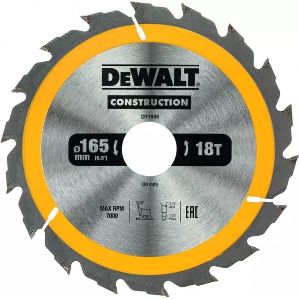 

Диск пильный DeWALT (DT1936)