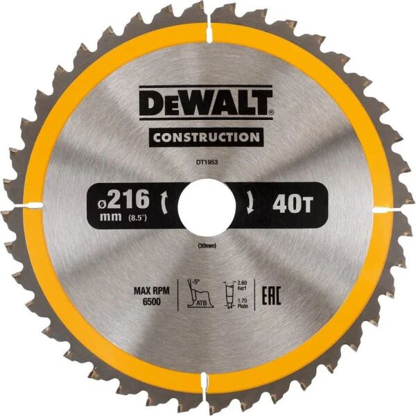 

Диск пильный DeWALT (DT1953)