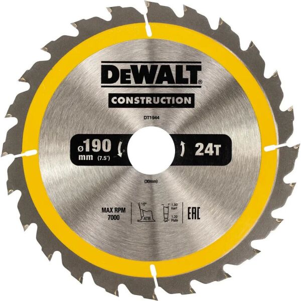 

Диск пильный DeWALT (DT1944)