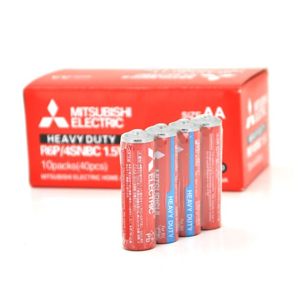 

Батарейка Heavy Duty MITSUBISHI 1.5V AA/R6P, 2S shrink pack,400pcs/ctn