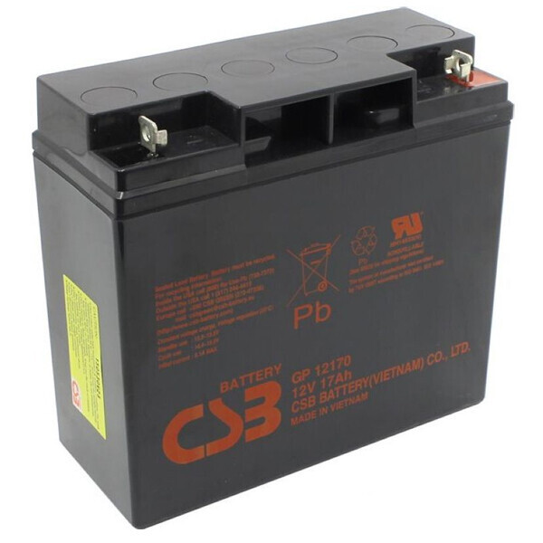 

Акумуляторна батарея CSB GP12170B1, 12V 17Ah (181х77х167мм) Q4