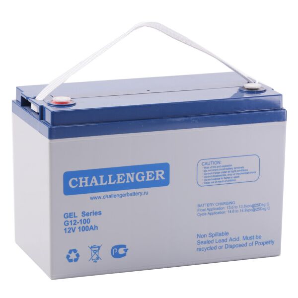 

Аккумуляторная батарея CHALLENGER G12-100, GEL 12V 100Ah (328х172х222), Q1