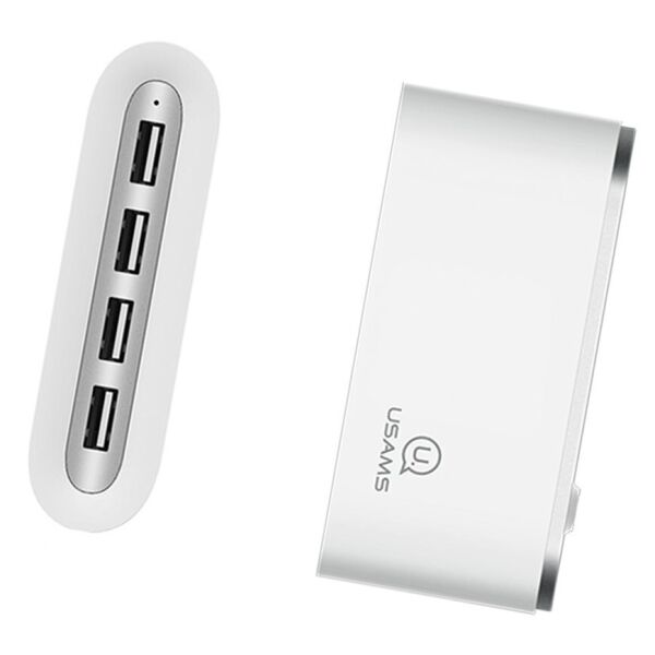 

USB Хаб USAMS US-SJ238 4в1 USB x 4 Белый (SJ238FX01)