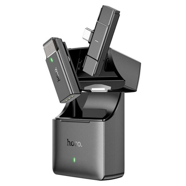 

Микрофон (петличный) беспроводной Hoco S31 Type-C Stream Wireless Серый (S31-TypeC)