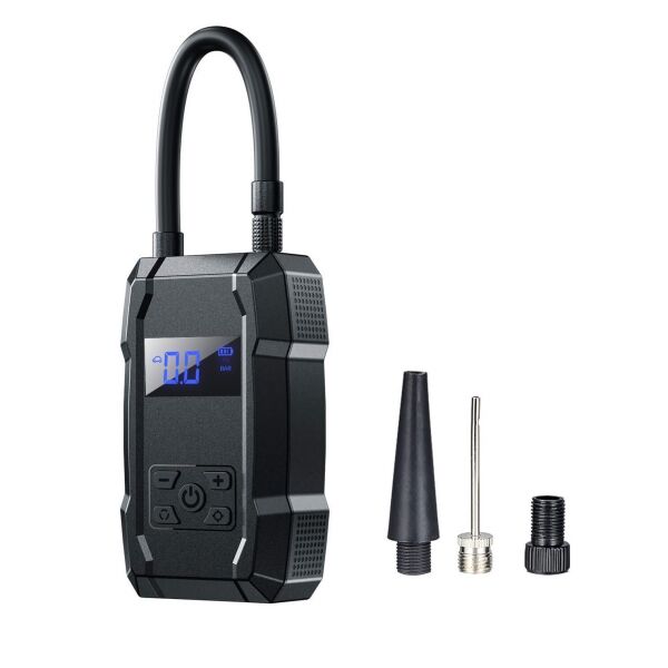 

Портативный компрессор для автомобиля Portable Electric Air Inflator/Power bank WK Pi801 |2000Mah| black