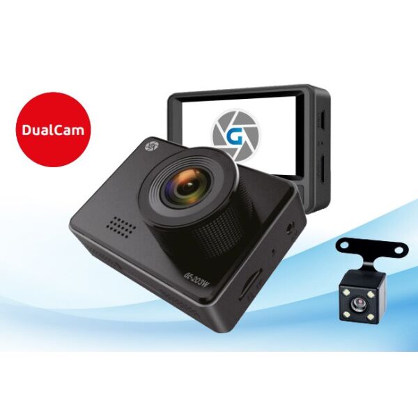 

Відеорегістратор Globex GE-203W (Dual Cam)