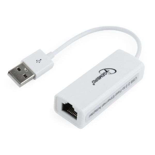 

Сетевой адаптер Gembird (NIC-U2-02) USB - Fast Ethernet, белый