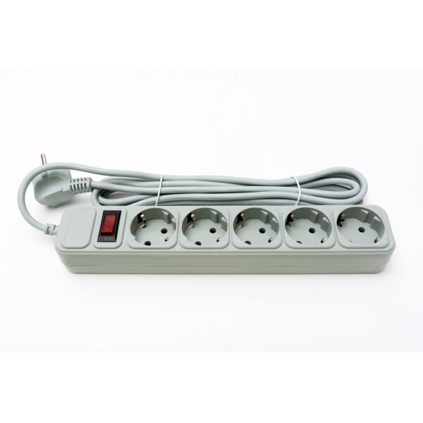 

Фильтр питания ProLogix (PRS-050P5-30G) 5 розеток, 3 м, серый