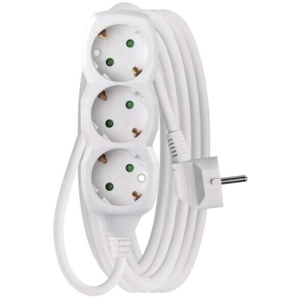 

Фильтр питания Emos (P0325) 3 розетки, 5м, White