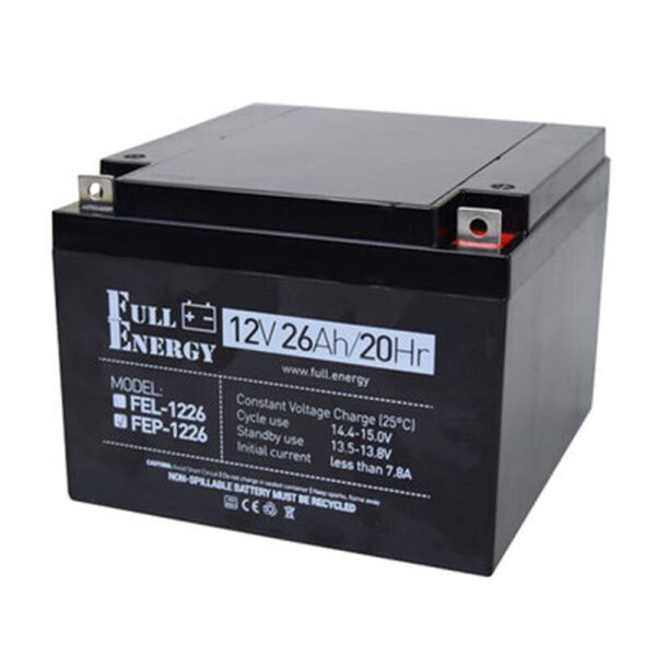 

Аккумуляторная батарея Full Energy FEP-1226 12V 26AH (FEP-1226) AGM