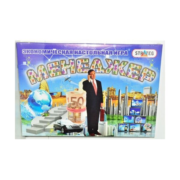 

Игра экономическая , настольная "Менеджер", ТМ Стратег, Украина (20шт)