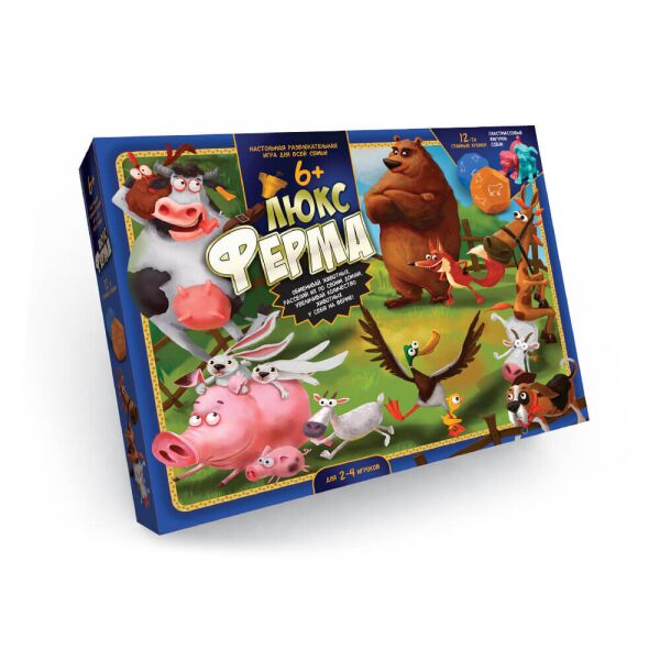 

Игра наст. большая "Ферма ЛЮКС", в кор. 29*40*5см (5шт)