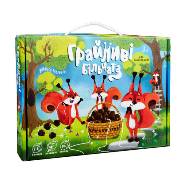 

Настольная игра "Грайливі більчата" на украинском, в кор. 27,7*18,3*5,8см, ТМ Стратег, Украина