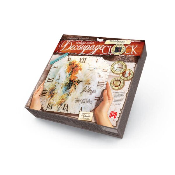 

Часы "Decoupage Clock" (29,7*29,7см), в кор. 32*32*4см (10шт)