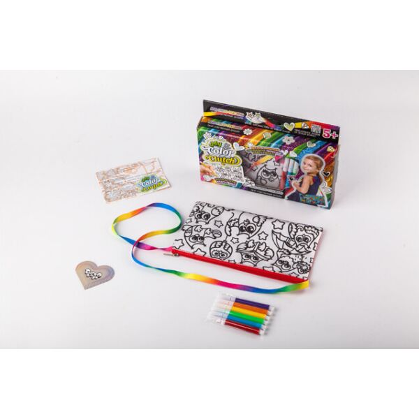 

Набор для творчества "My Color Clutch", клатч-пенал раскраска, фломастеры, в кор. 22*15*3см (18шт)