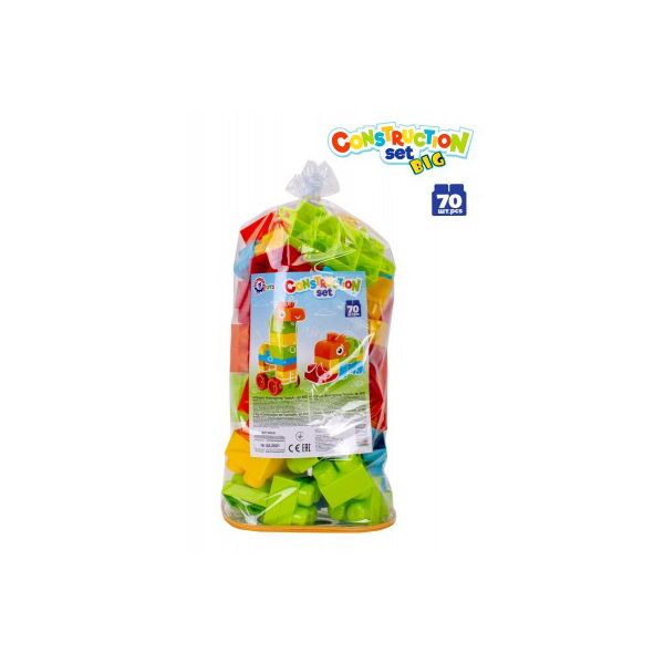 

Конструктор Construction set big, 70 дет., в пак. 40*20*13см, ТМ Технок, Украина (6шт)