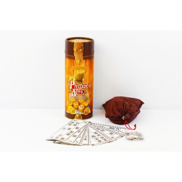 

Игра наст. "Русское лото", в тубе 31*11см (6шт)