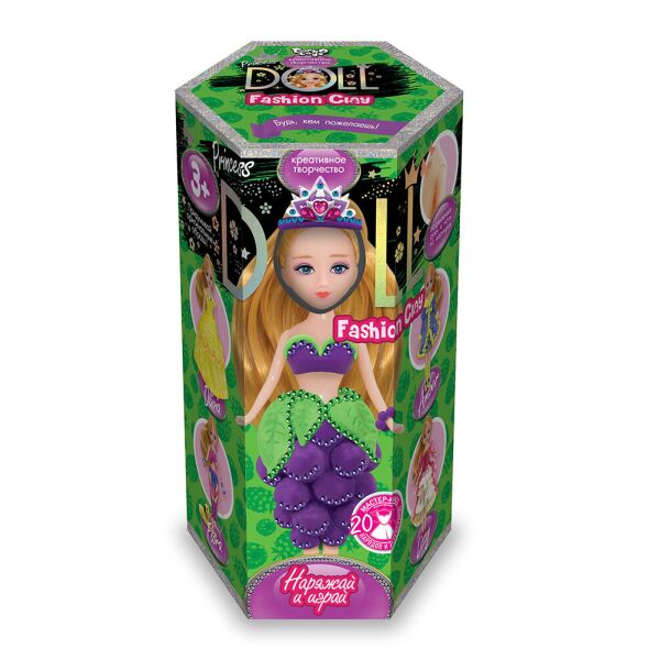 

Набор креативного творчества "Princess doll" 2 мал., рус., в кор. 20*11*10см (8шт)