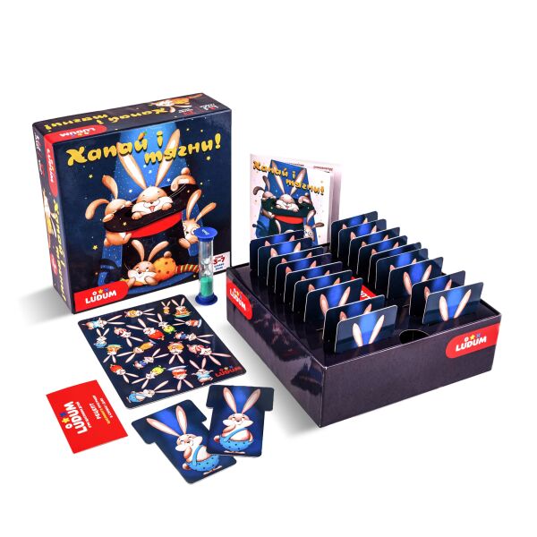 

Игра настольная "Хватай и тащи", укр, в кор. 20*20*7см, ТМ Ludum, Украина