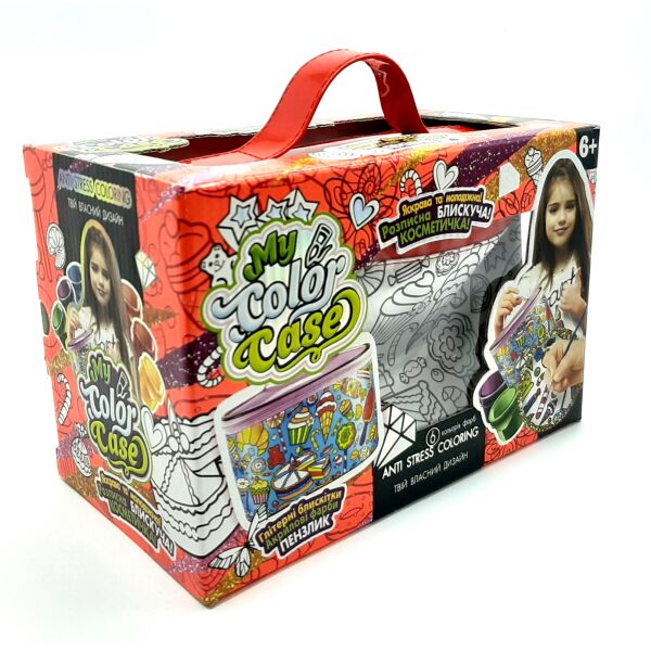 

Набор для творчества My Color Case, косметичка-раскраска, укр., в кор. 21*14*12см (5шт)