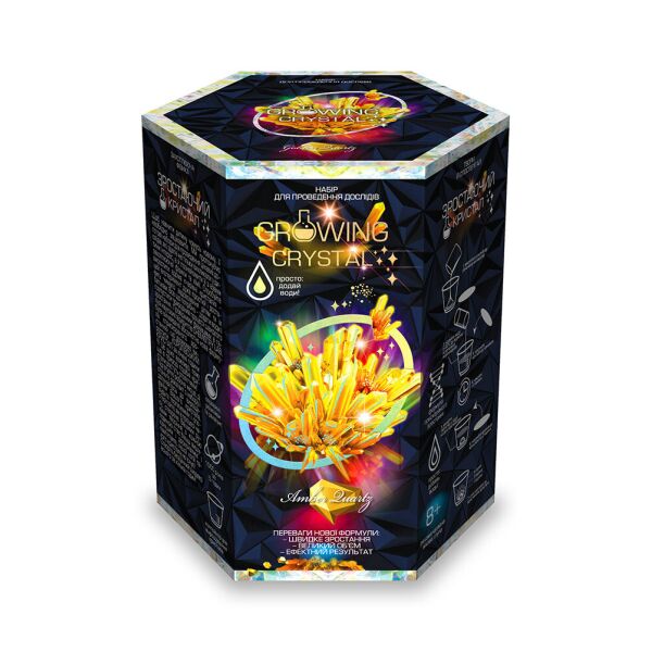

Набор для проведения опытов "Growing Crystal 7", укр., в кор. 14*12*10см (8шт)