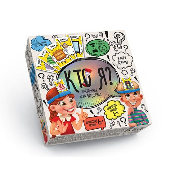 

Игра наст. викторина "Кто я", рус., в кор. 29*29*6см (6шт)