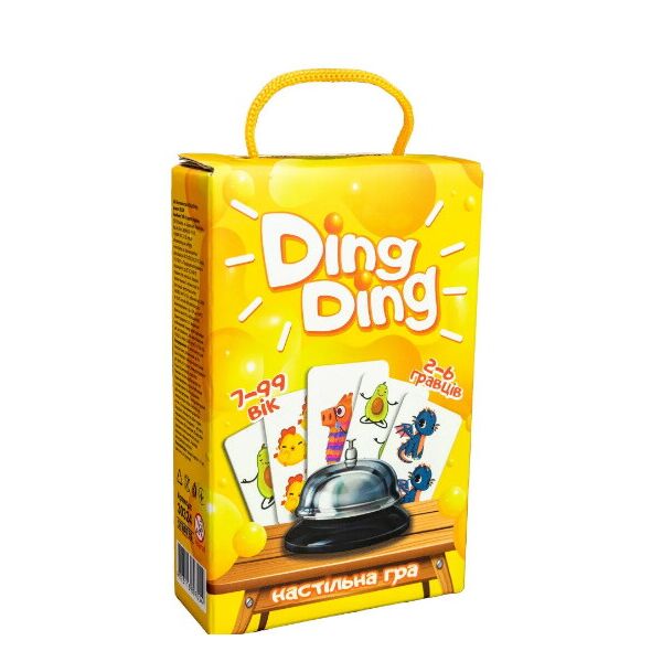 

Настольная игра "Ding ding", укр., в кор. 12*18,7*4,8см