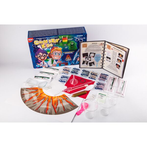 

Набор для проведения опытов "Chemistry kids 1", рус., в кор. 34*23*8см (4шт)