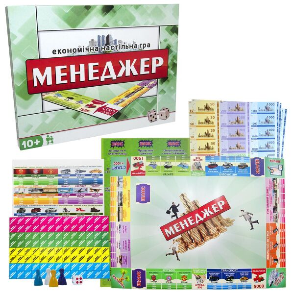 

Игра "Менеджер", большая, укр., в кор. 38*29*4см, ТМ Стратег, Украина (10шт)