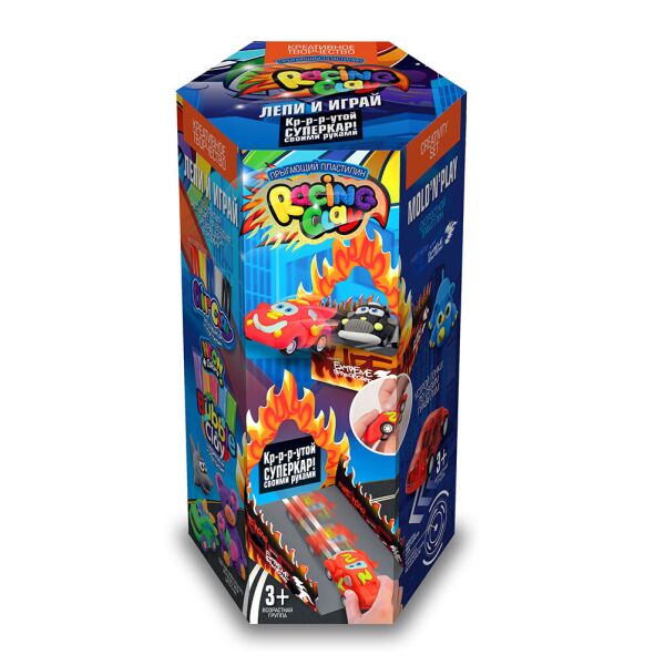 

Набор креативного творчества "Racing clay" 1 рус. в кор.19*10*11см(8шт)