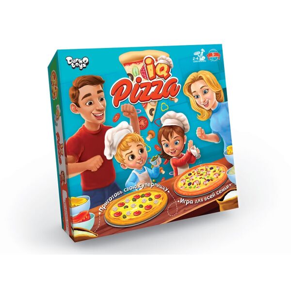 

Настольная развлекательная игра "IQ Pizza" рус., в кор. 25*25*4см
