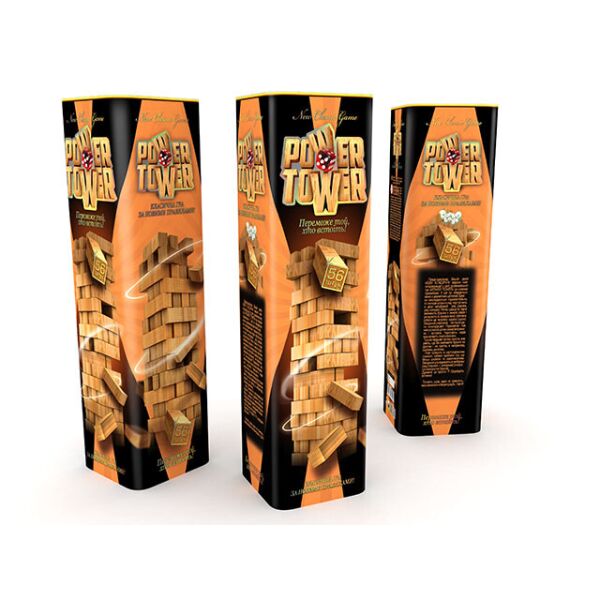 

Игра наст. VEGA "POWER TOWER" (укр.), в тубусе 31*9*9см (6шт)