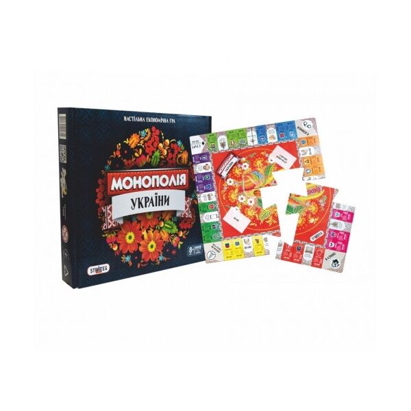 

Игра LUX "Монополия Украины", в кор. 34*28,8*5,2см, ТМ Стратег, Украина (5шт)