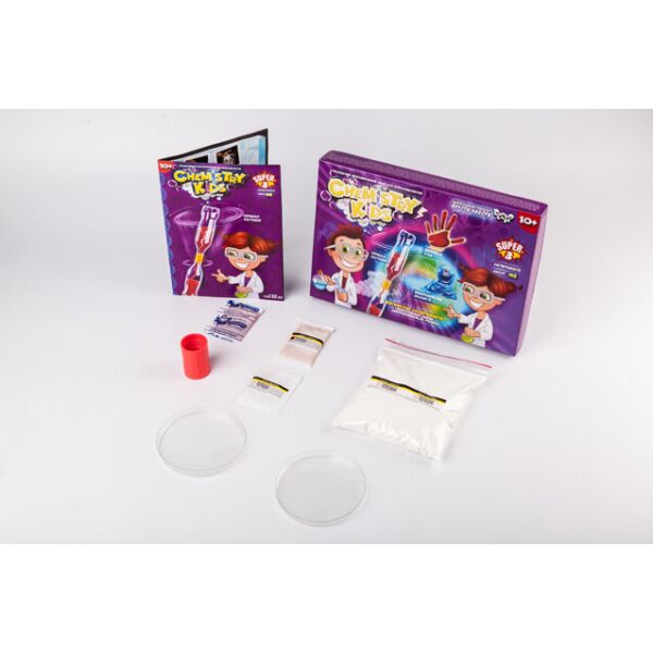 

Набор для проведения опытов "Chemistry kids 2", эконом., рус., в кор. 28*20*3см (8шт)