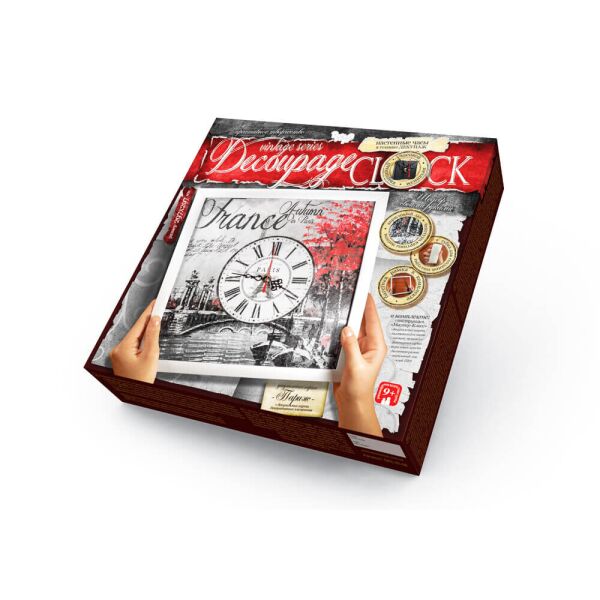 

Часы "Decoupage Clock" (29,7*29,7см), с рамкой, в кор. 32*32*4см (10шт)