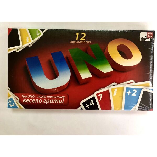 

Игра наст. малая "Уно", укр., в кор. 27*15*3см (12шт)
