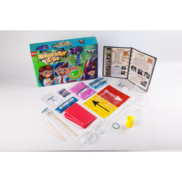 

Набор для проведения опытов "Chemistry kids 2", укр., в кор. 34*23*8см (4шт)