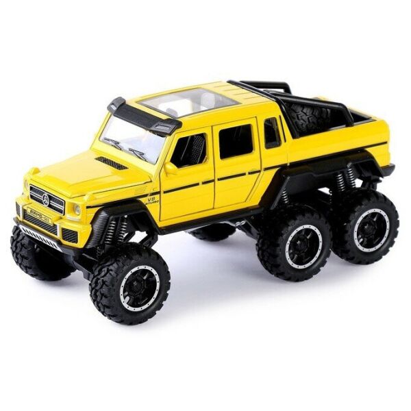 

Машинка металлическая 7692-3 "MERCEDES" 1:32 "АВТОПРОМ" (Жёлтый)