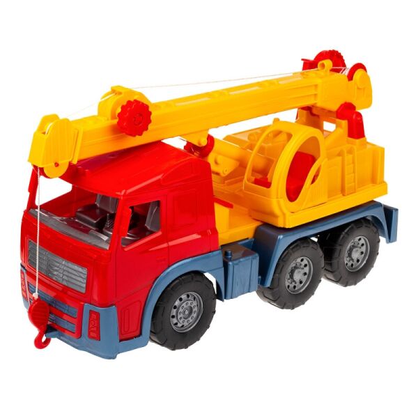 

Игрушечная машинка Кран 0572 с выдвижной стрелой (Красный)