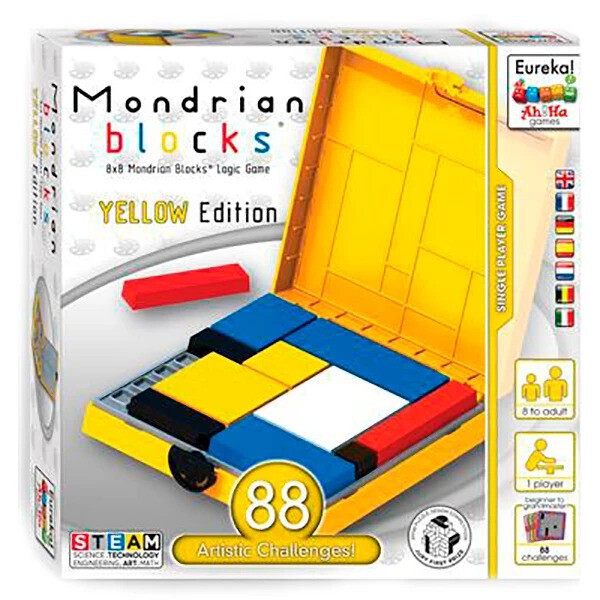 

Головоломка Блоки Мондриана (желтый) Eureka Ah!Ha Mondrian Blocks yellow 473554