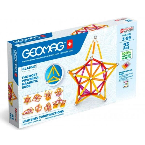

Магнитный конструктор Geomag Classic Recycled 273GM 93 детали