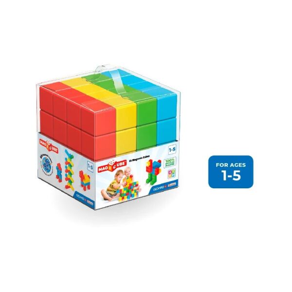 

Магнитные кубики Эко Geomag MAGICUBE FColor Recycled Crystal 057GM 64 детали