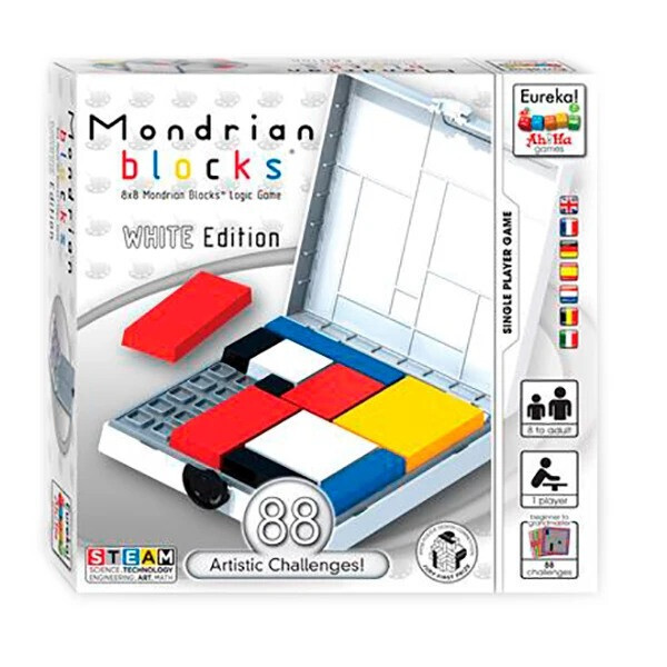 

Головоломка Блоки Мондриана (белый) Eureka Ah!Ha Mondrian Blocks white 473556