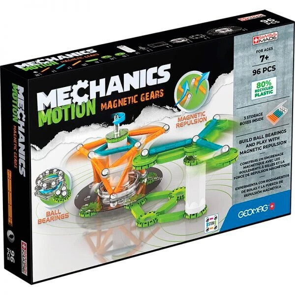 

Магнитный конструктор Geomag Motion 96 RE 2Magnetic Gears 767GM 96 деталей