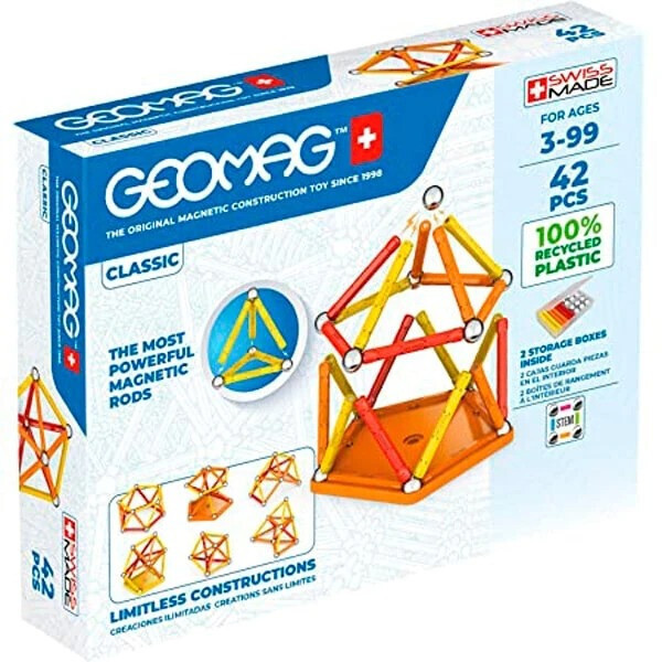 

Магнитный конструктор Geomag Classic Recycled 271GM 42 детали